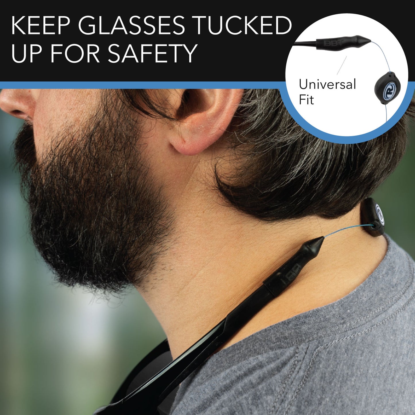 RETRAX Retractable Eyewear Retainer (Locking)